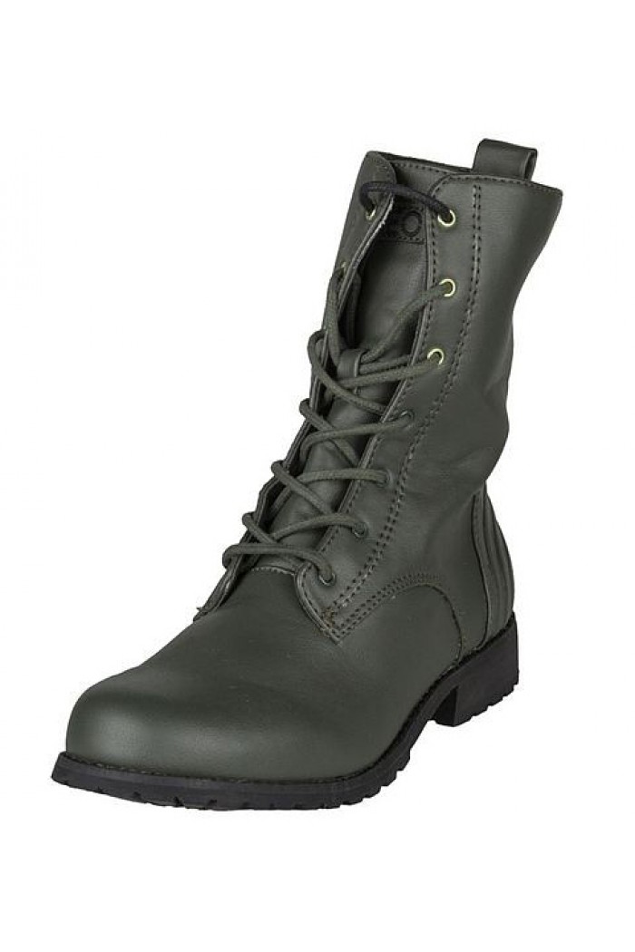 Adidas Neo Military - дамски ботуши от естествена кожа